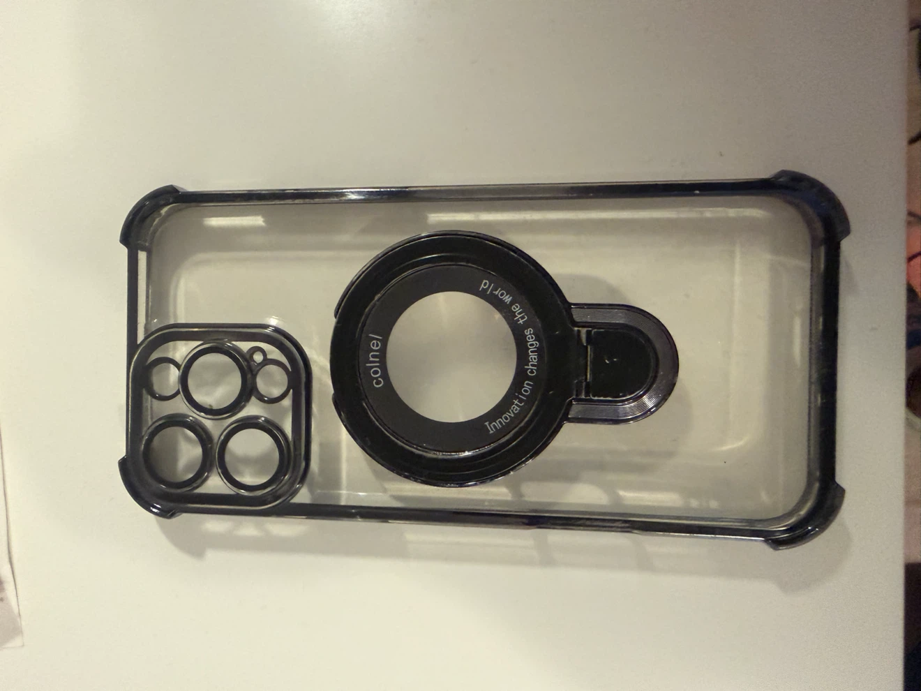 iPhone 16 Phone Case with Camera Lens Ring and Ring Holder - photo 2