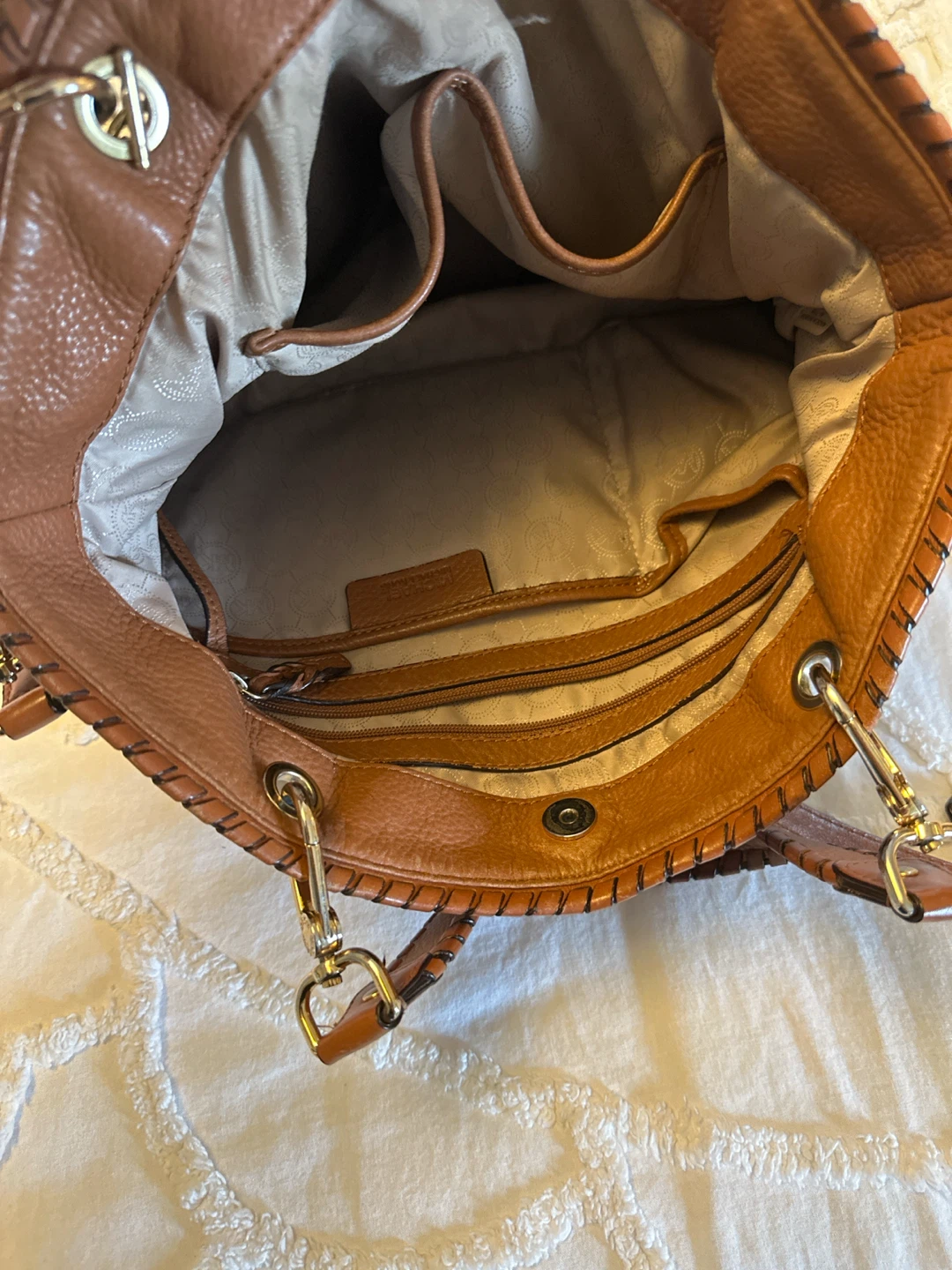 Michael Kors Brown Leather Tote Bag - photo 2