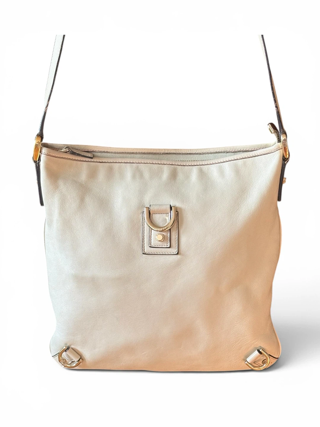 Gucci Cream Leather Shoulder Bag - photo 2