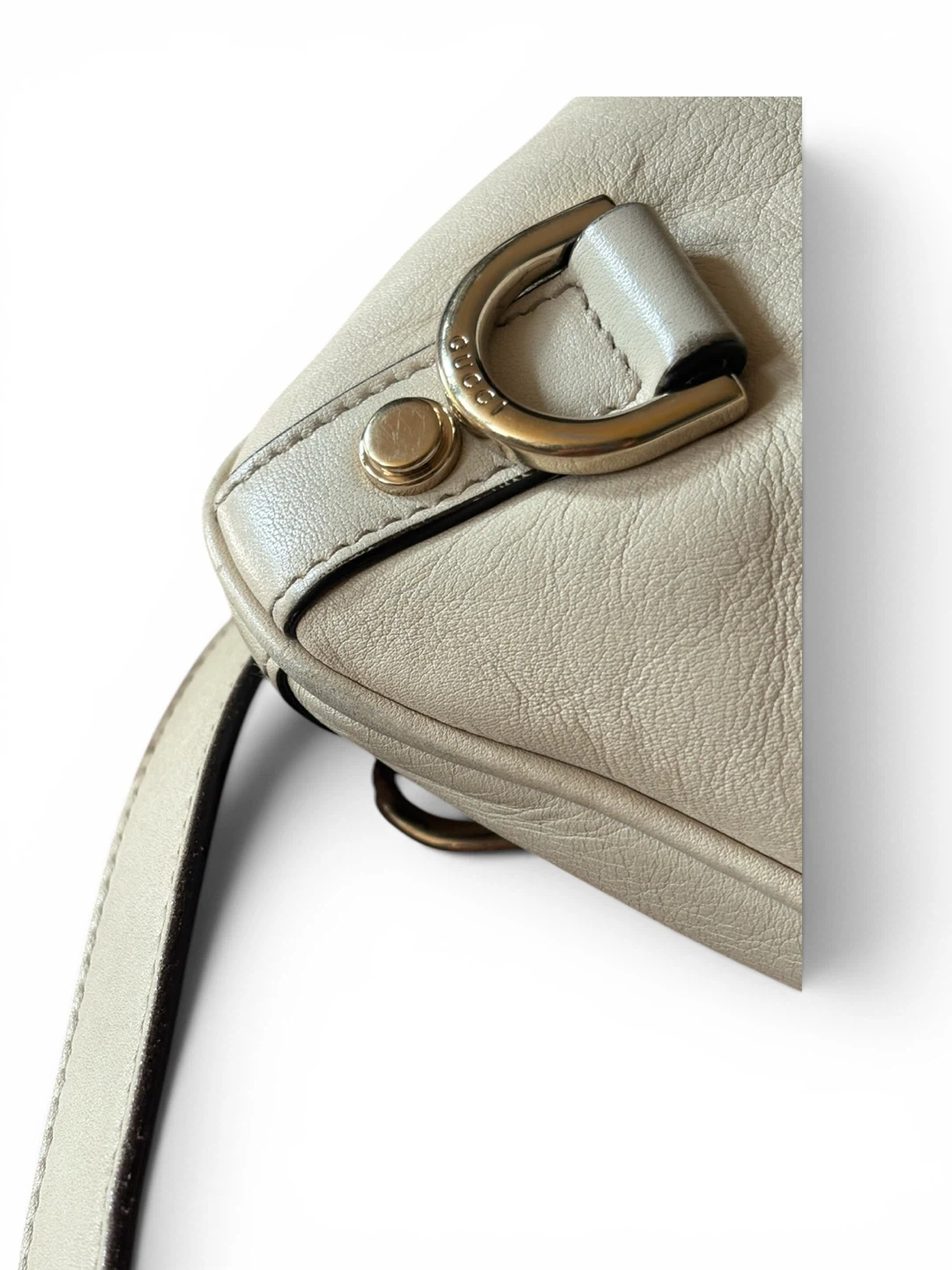 Gucci Cream Leather Shoulder Bag - photo 4