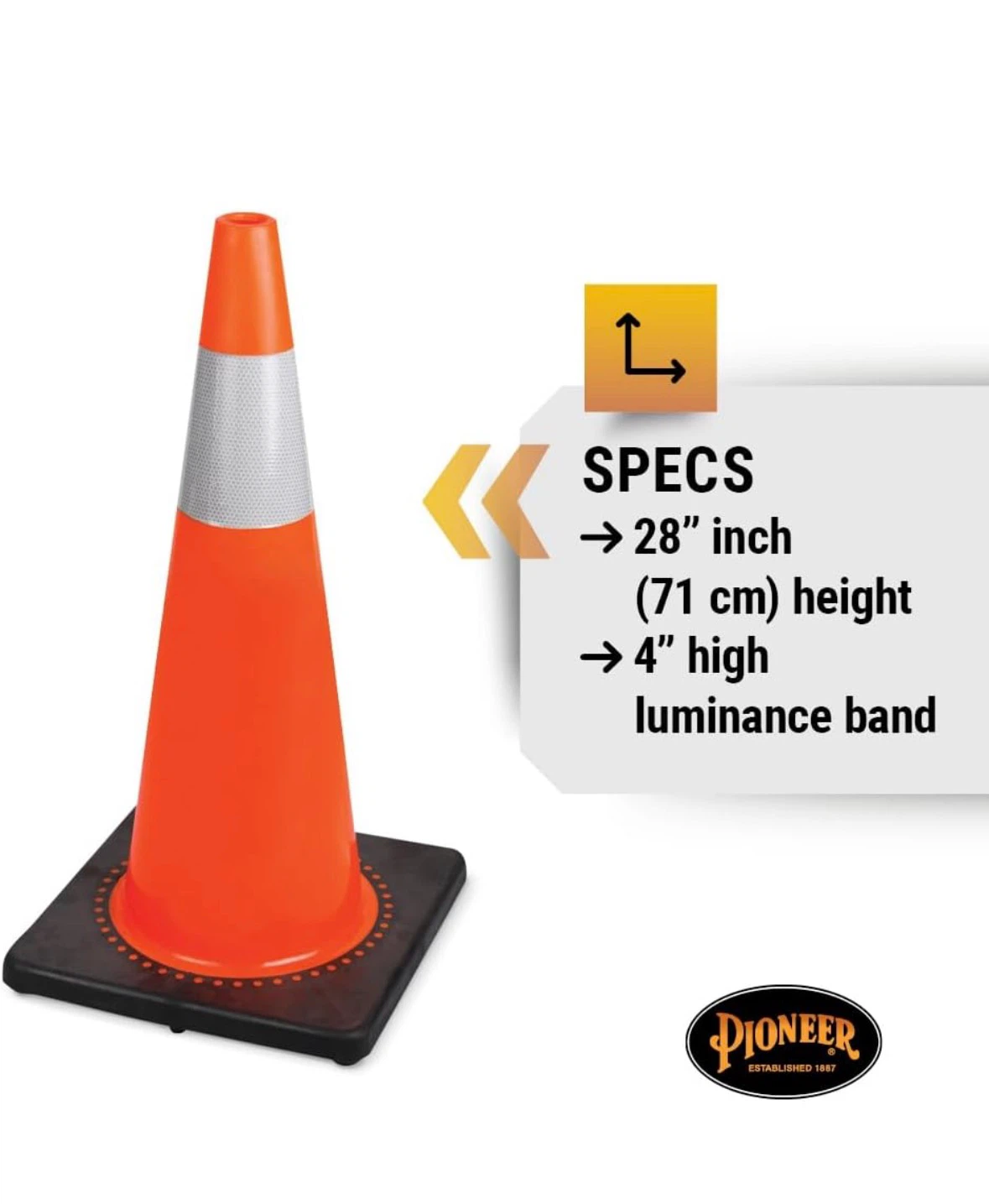 Pioneer 28" Traffic Cone