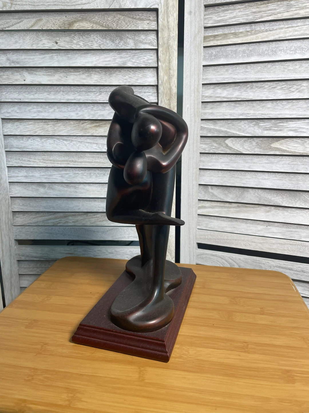 Abstract Family Embrace Sculpture - photo 2