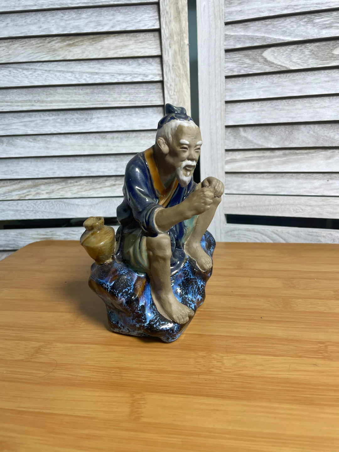 Vintage Ceramic Fisherman Figurine - photo 2