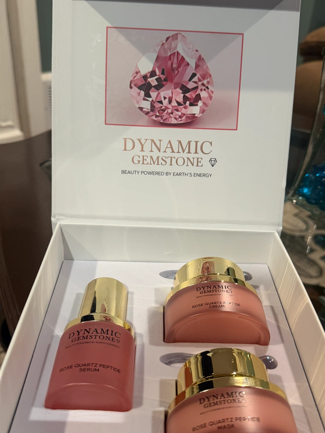 Dynamic Gemstone Rose Quartz Peptide Skincare Set - photo 3