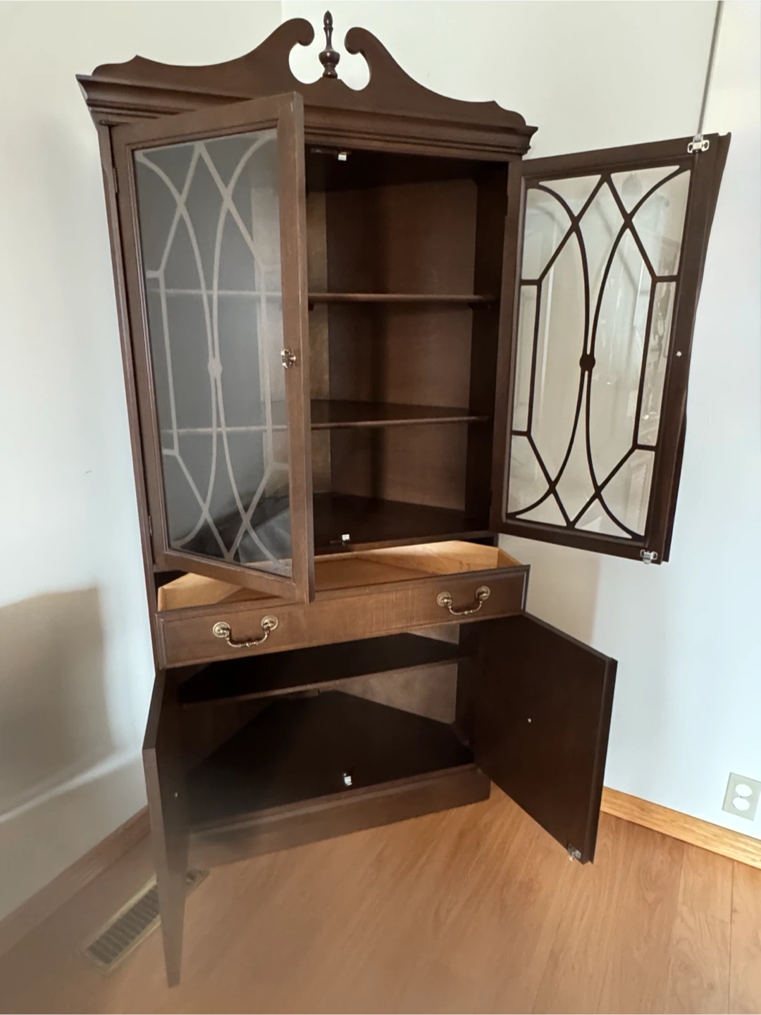 Vintage Bogdan and Gross Corner Cabinet