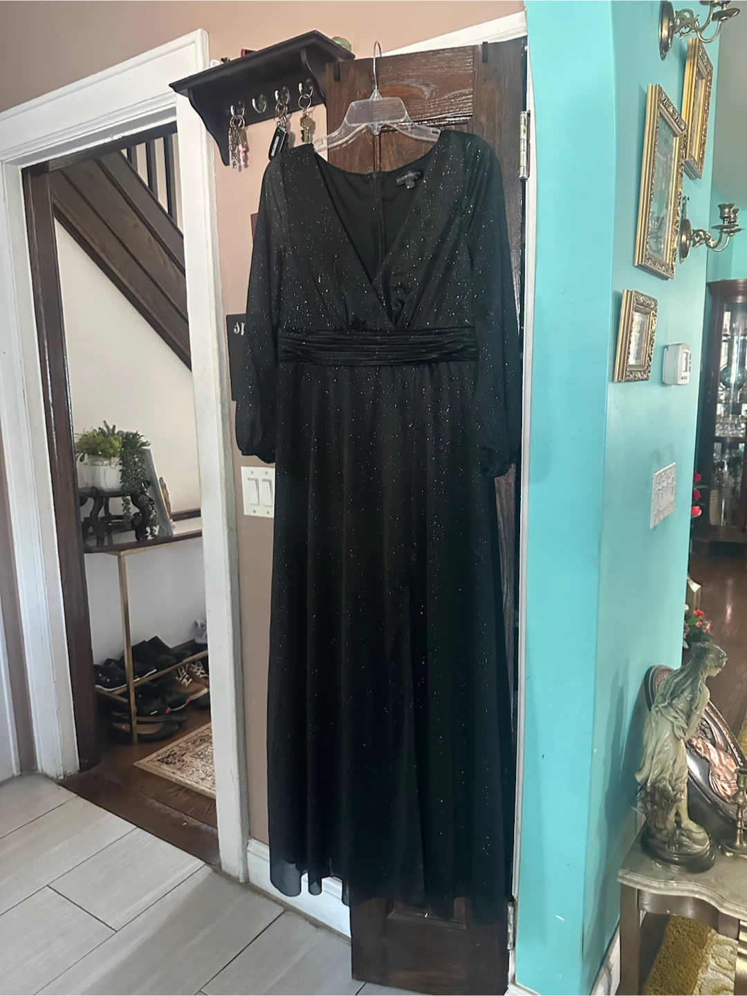 Ever-Pretty Black Glittery Maxi Dress - photo 2
