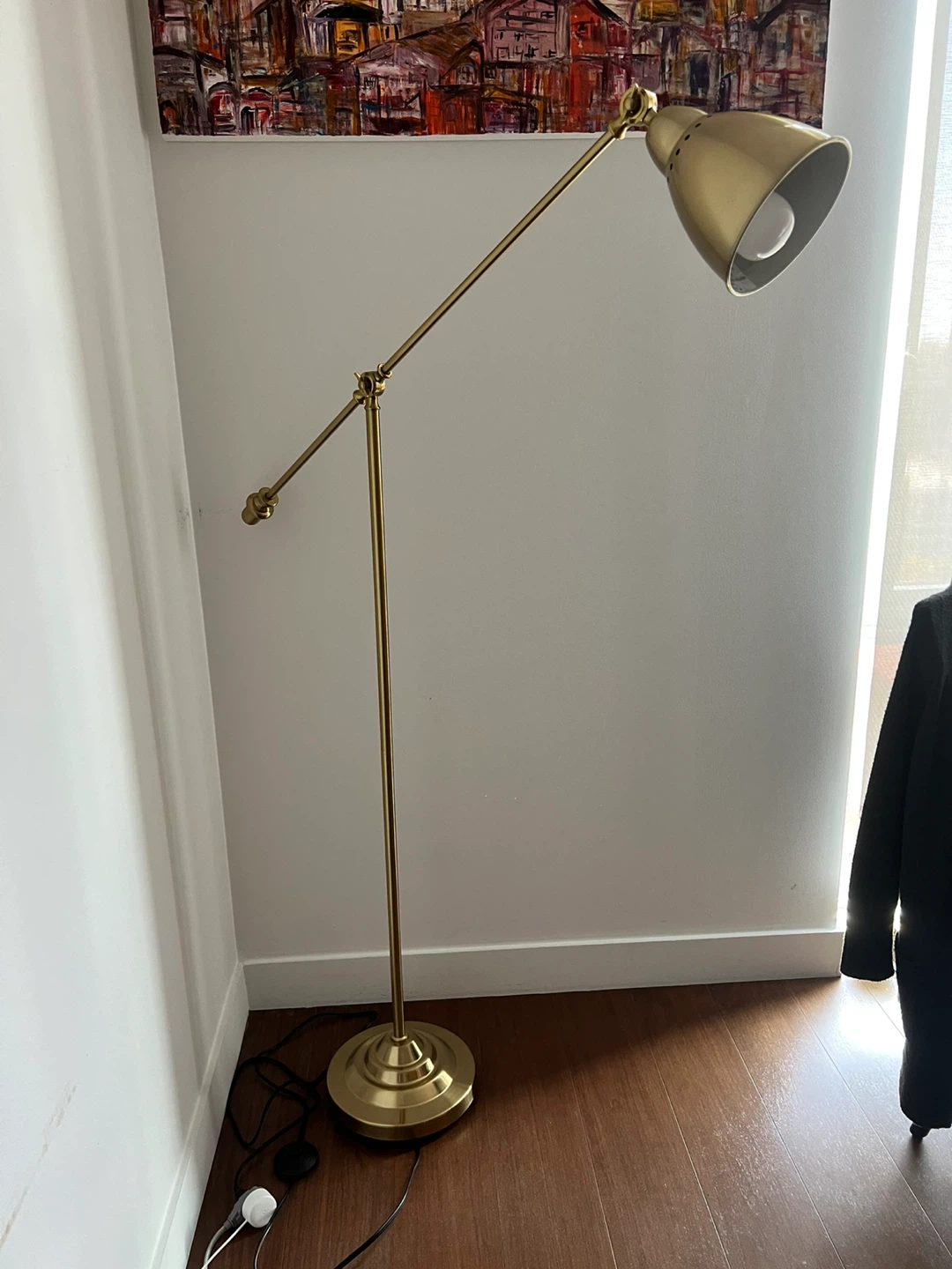 Adjustable Brass Floor Lamp - photo 3