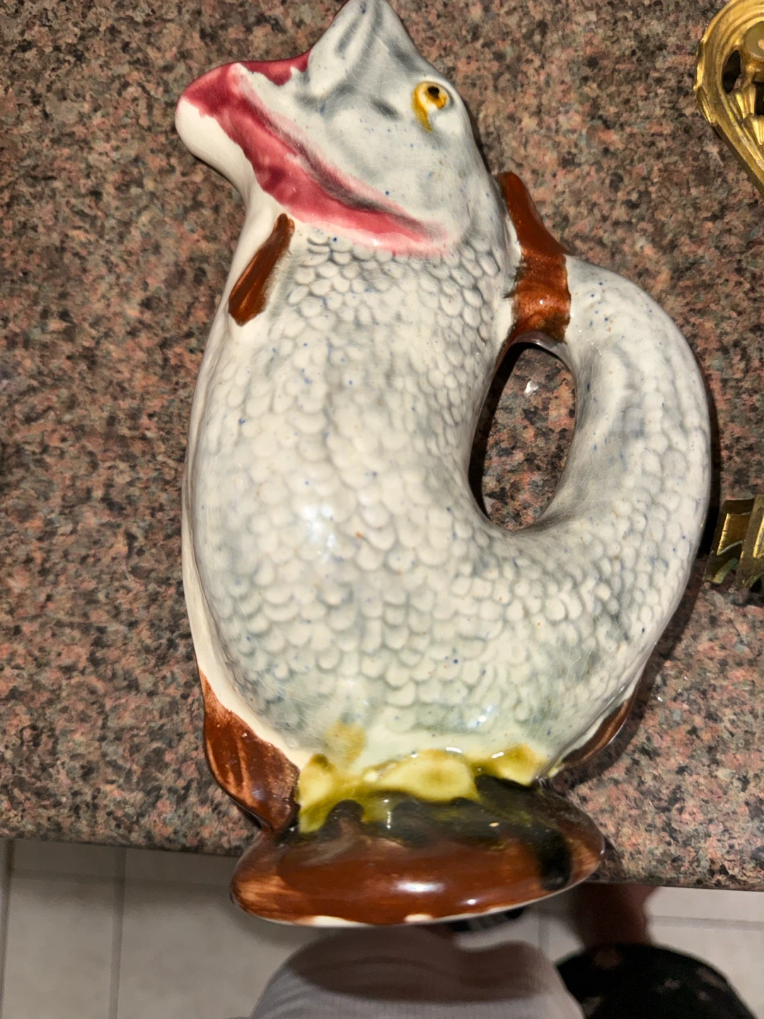 Ceramic Fish Pitcher