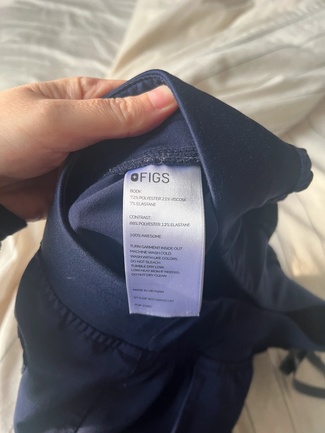 FIGS Navy Scrub Pants size small - photo 3