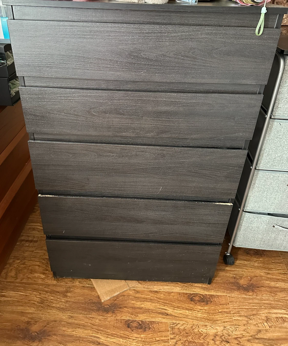 IKEA Dark Brown 5- Drawers Dresser