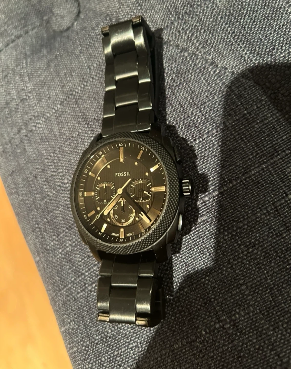 Fossil Chronograph Watch - Black