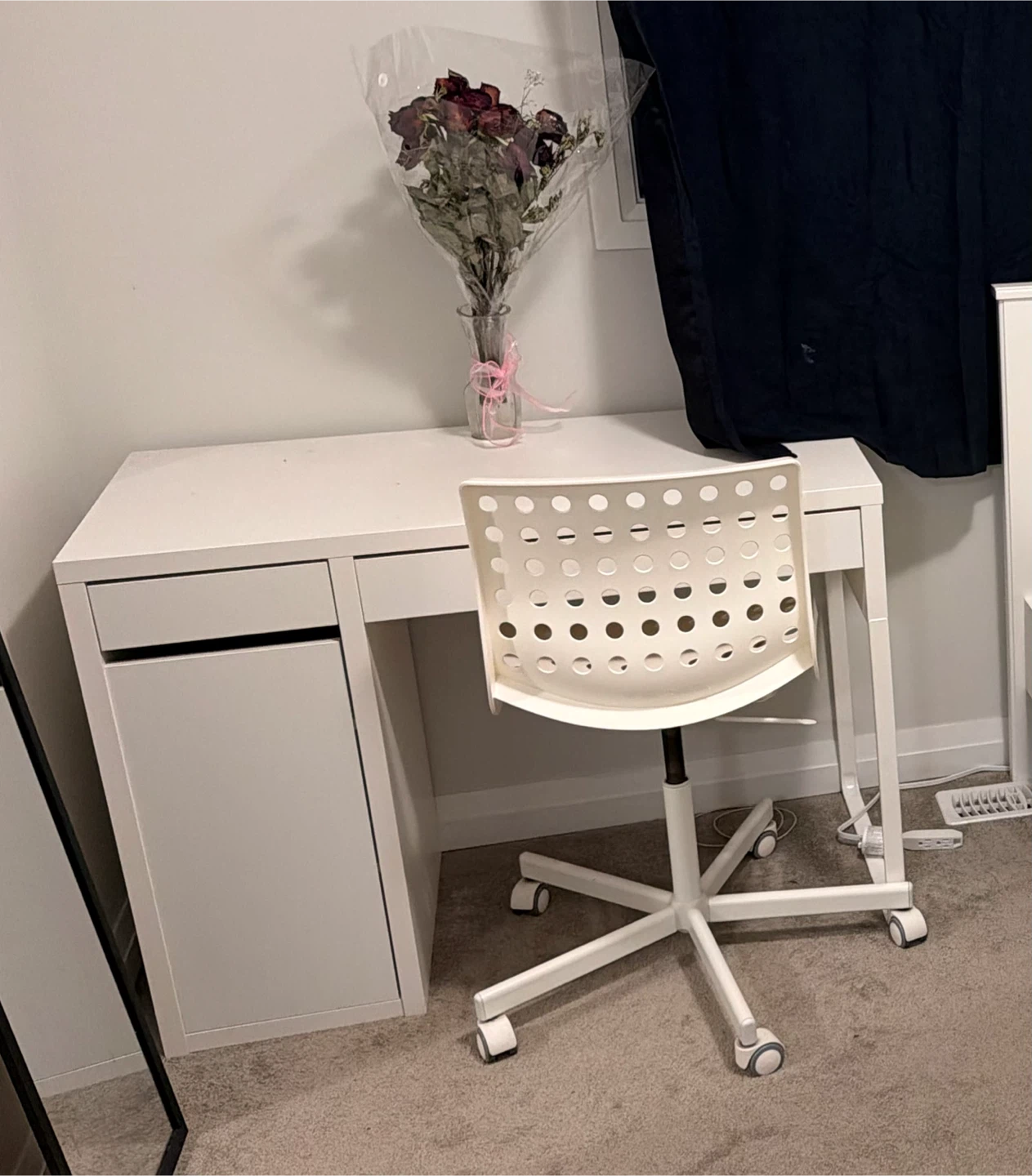 MICKE Desk, white, 105x50 cm - photo 2