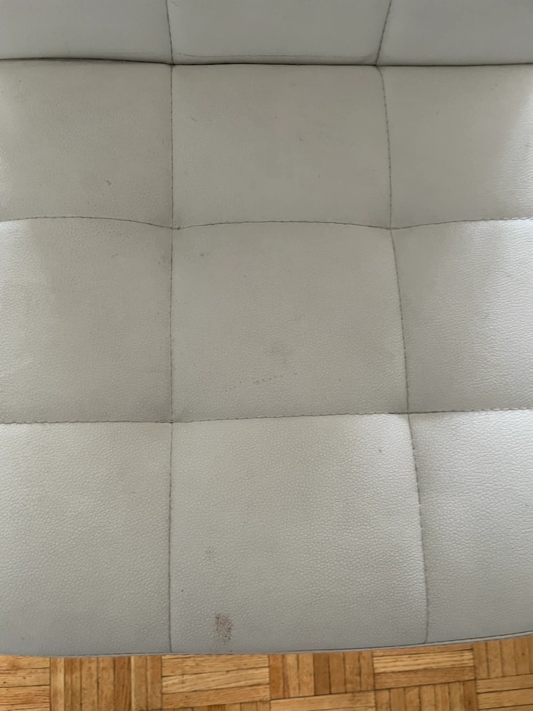2 White  Leather Bar Stool - photo 2