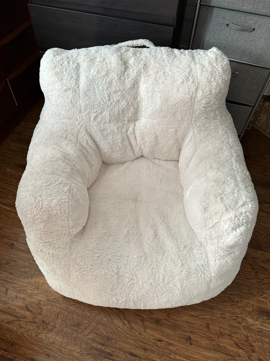 Compression Teddy Fabric Bean Bag Chair- like 🆕