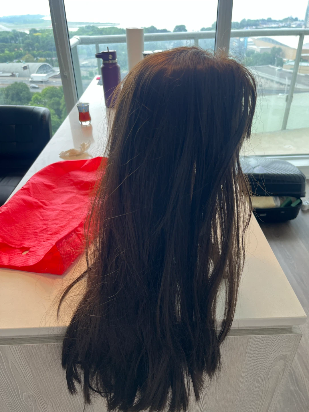 Brown Long  Wig
