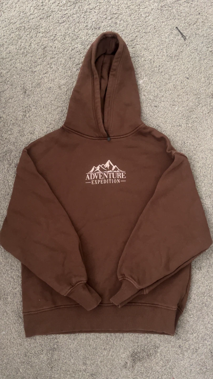 Zara brown Adventure Expedition Hoodie