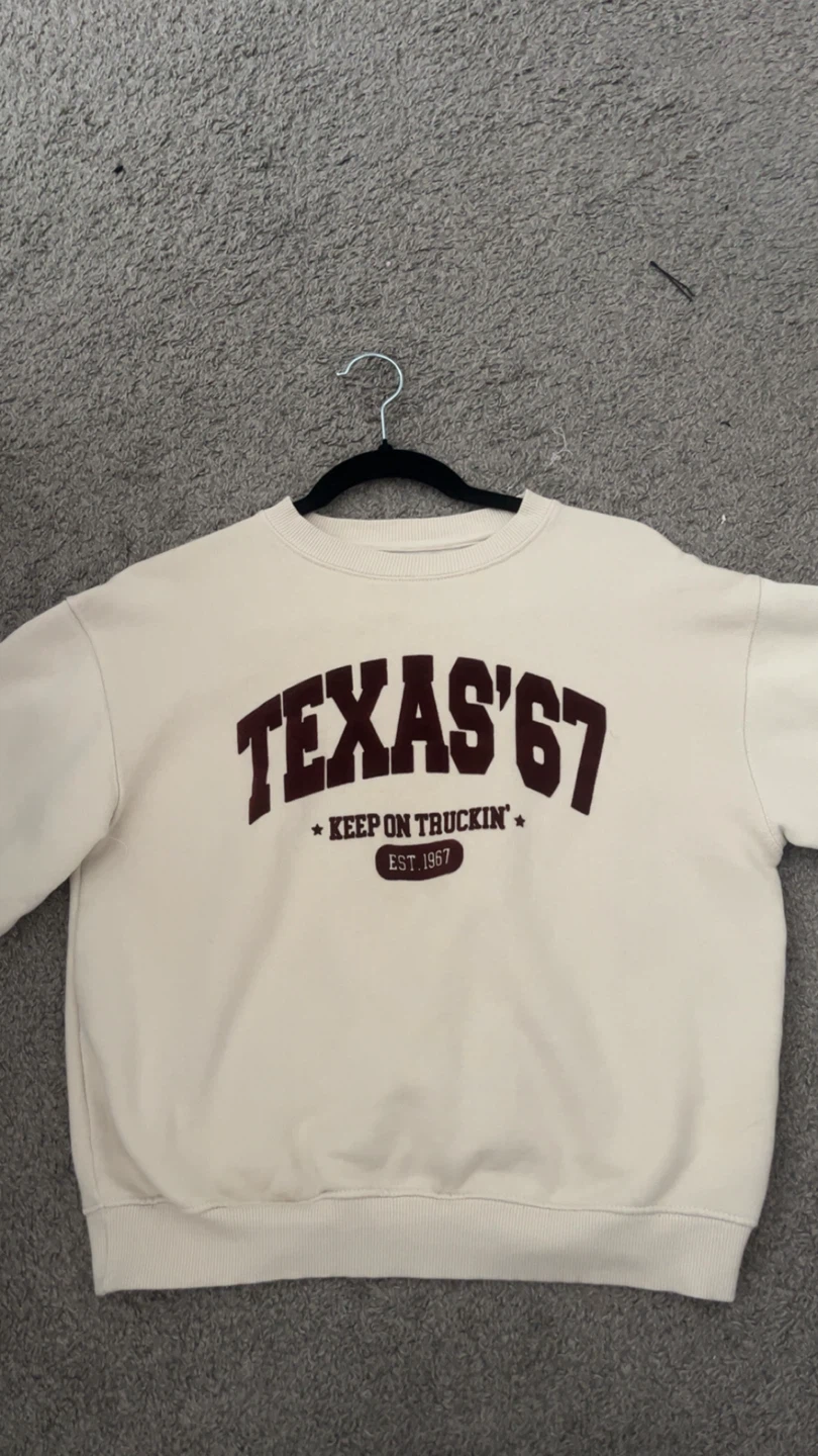 Zara "Texas '67" Crewneck Sweatshirt