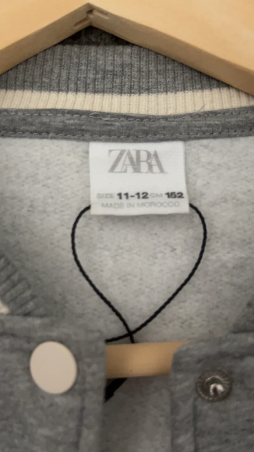 Zara Boys Grey Varsity Jacket - photo 2