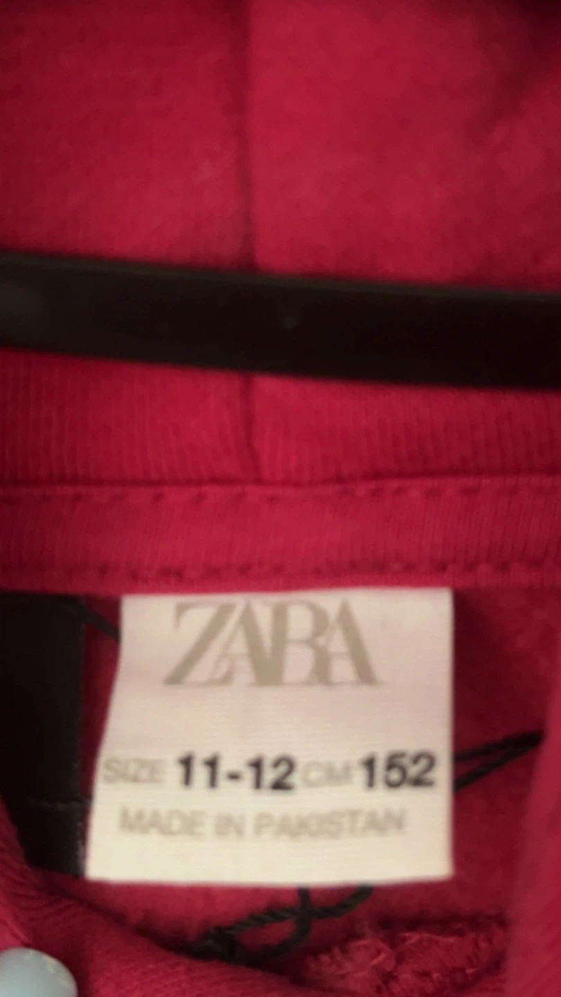 girls ZARA Pink Hoodie - Size 11-12 Years - photo 2