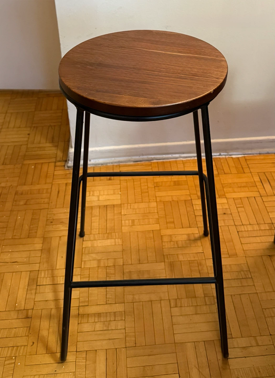 Modern Bar Stool – Wood & Metal