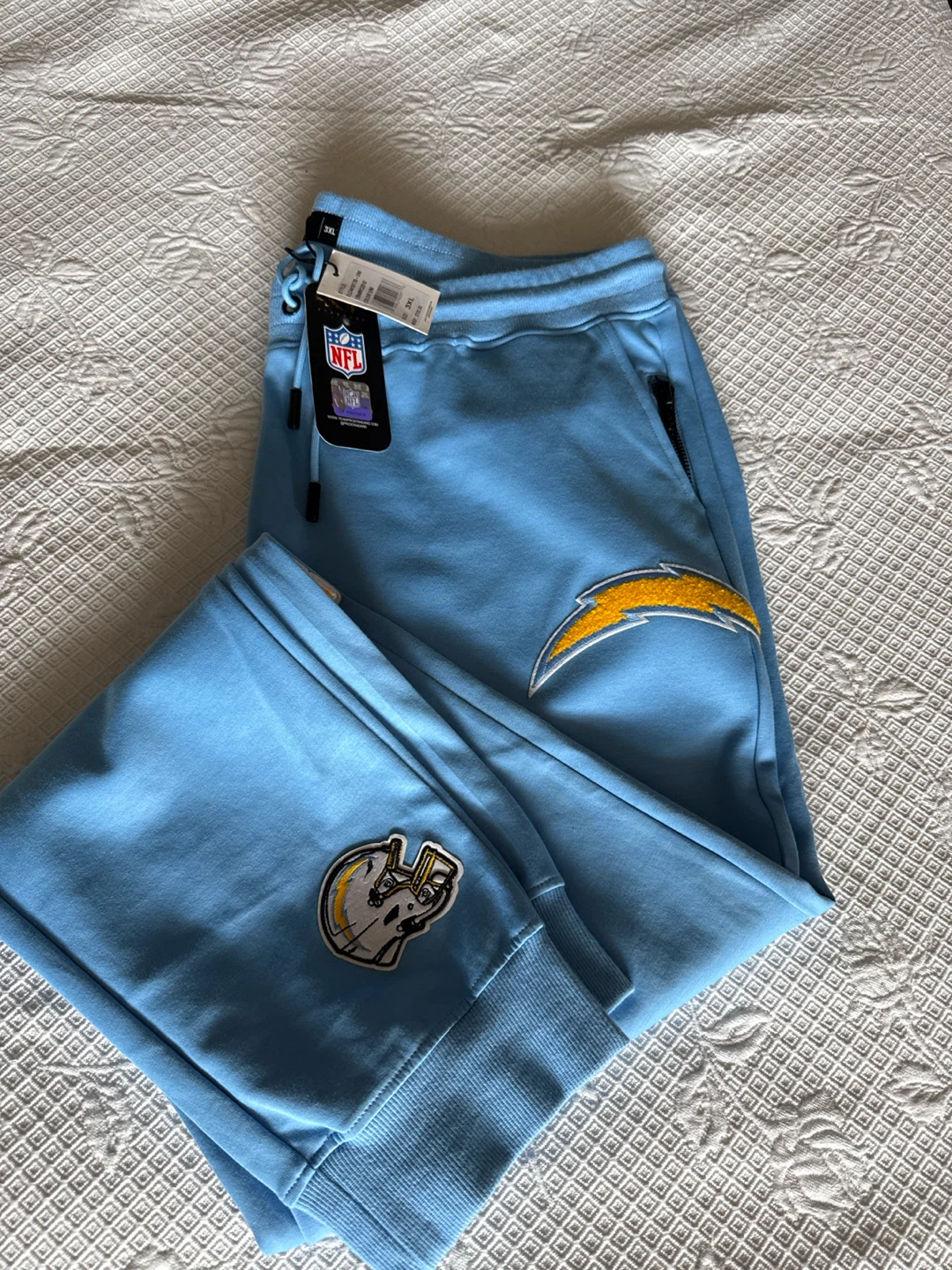 NFL Los Angeles Chargers Light Blue Sweatpants - 3XL - photo 5