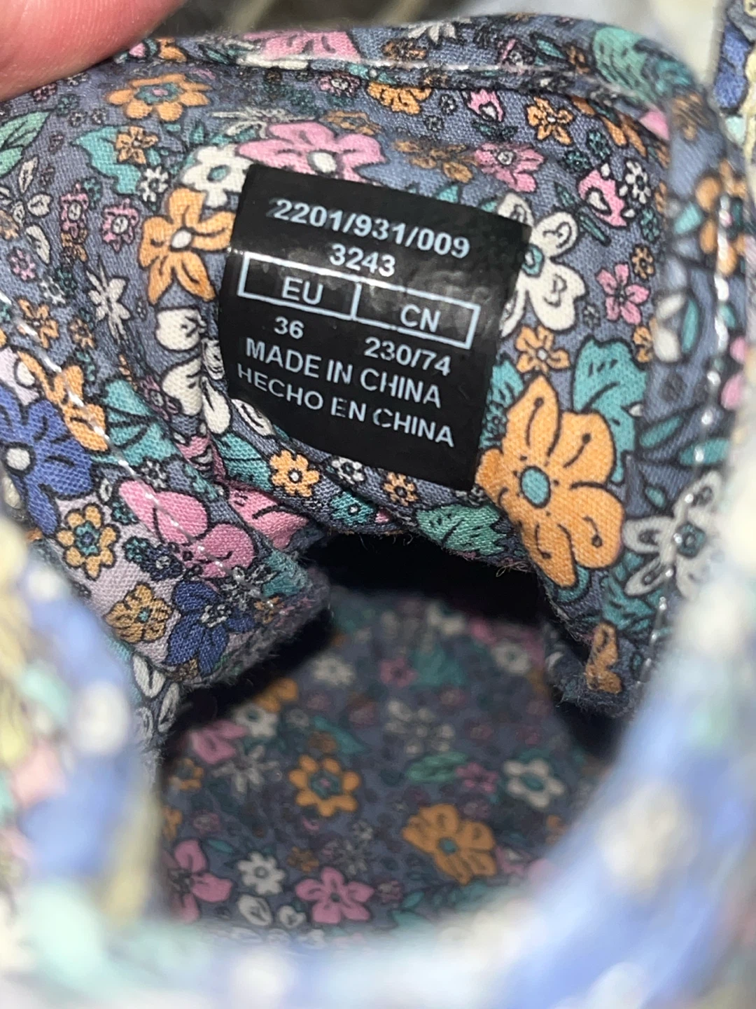 Zara Floral High-Top Sneakers EU 36 - photo 2