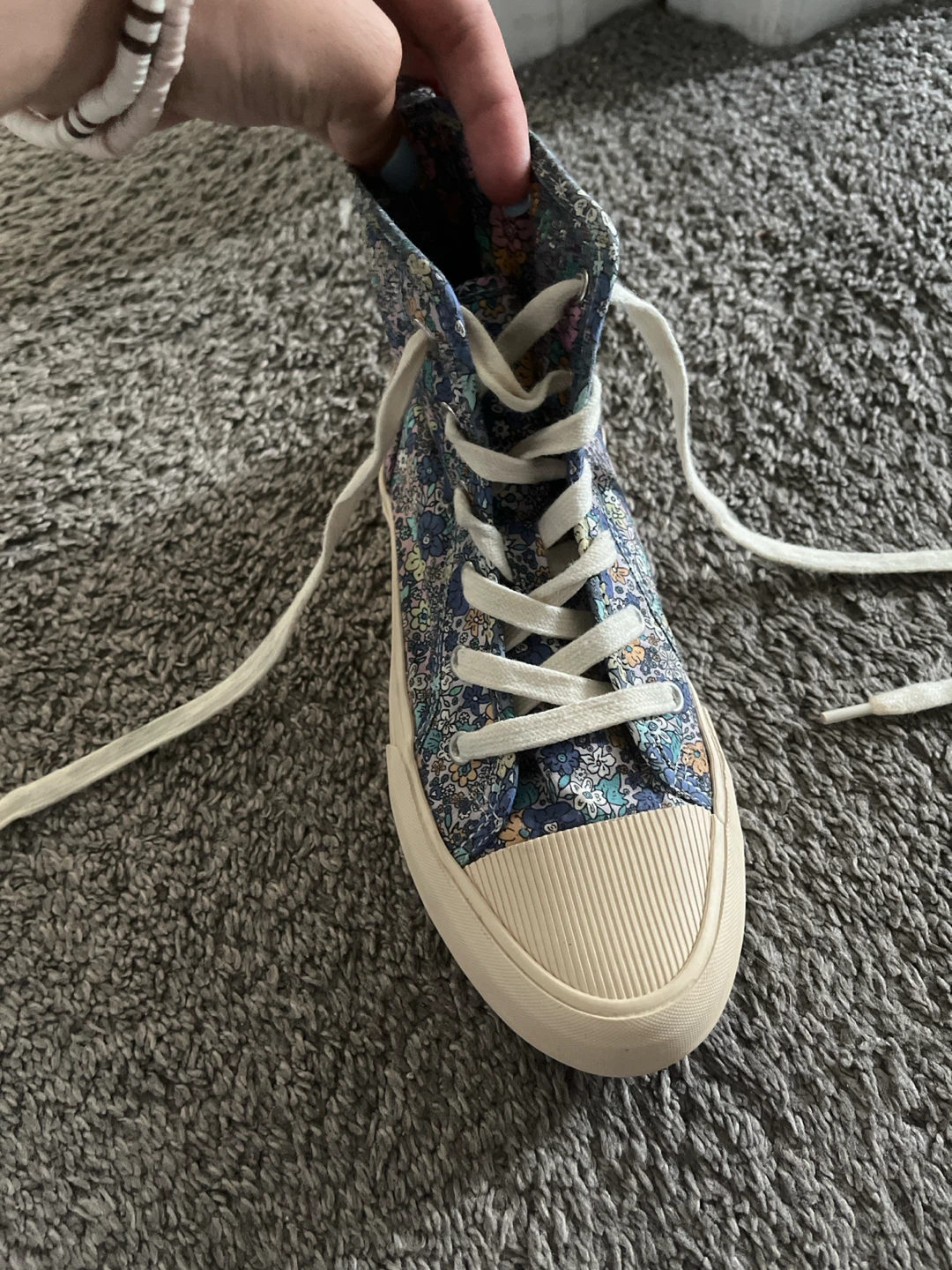 Zara Floral High-Top Sneakers EU 36 - photo 4