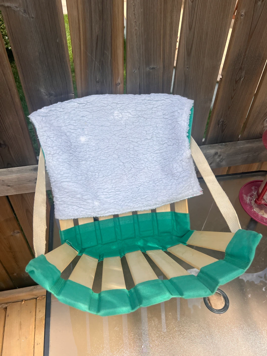 Portable Fleece Camping Chair - photo 2