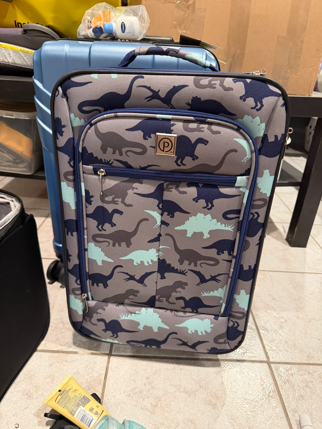 Dinosaur Print Suitcase