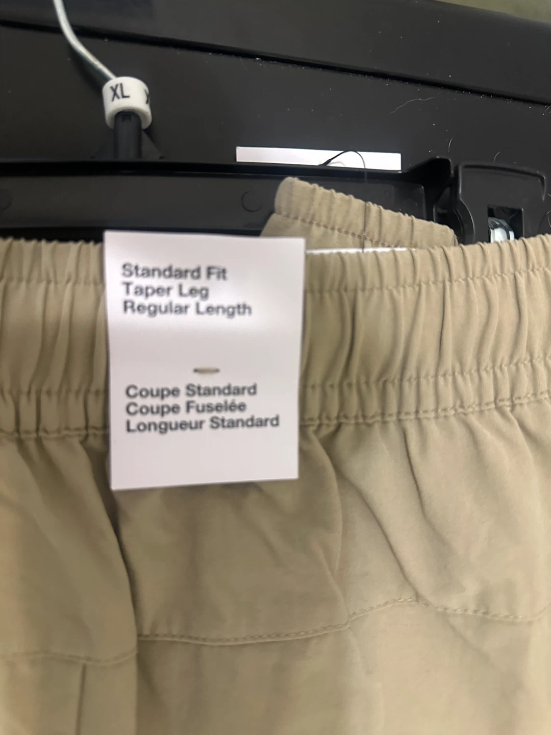 Nike Standard Fit Tapered Leg Pants - Khaki XL - photo 2