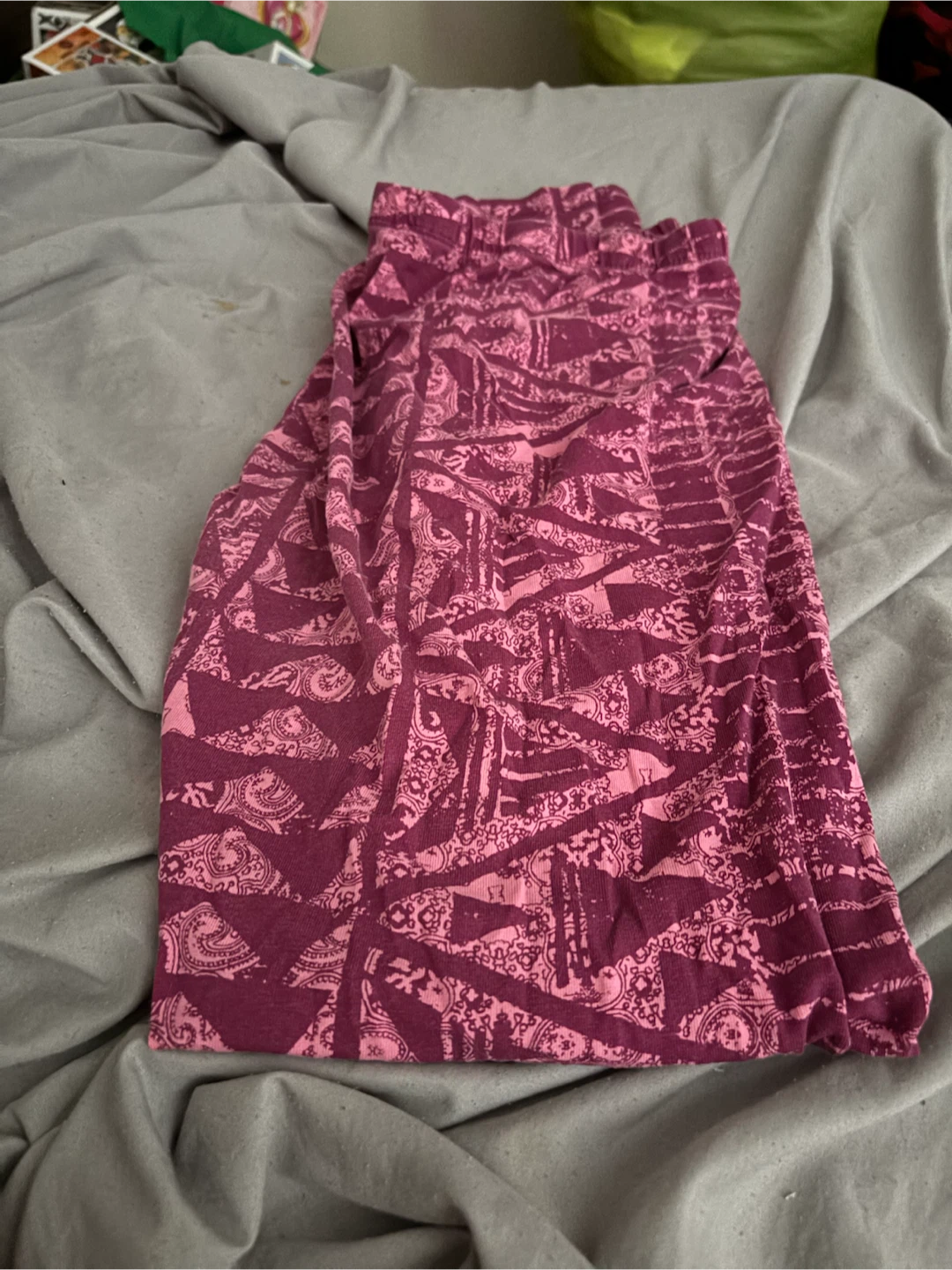 Pink Patterned Trousers