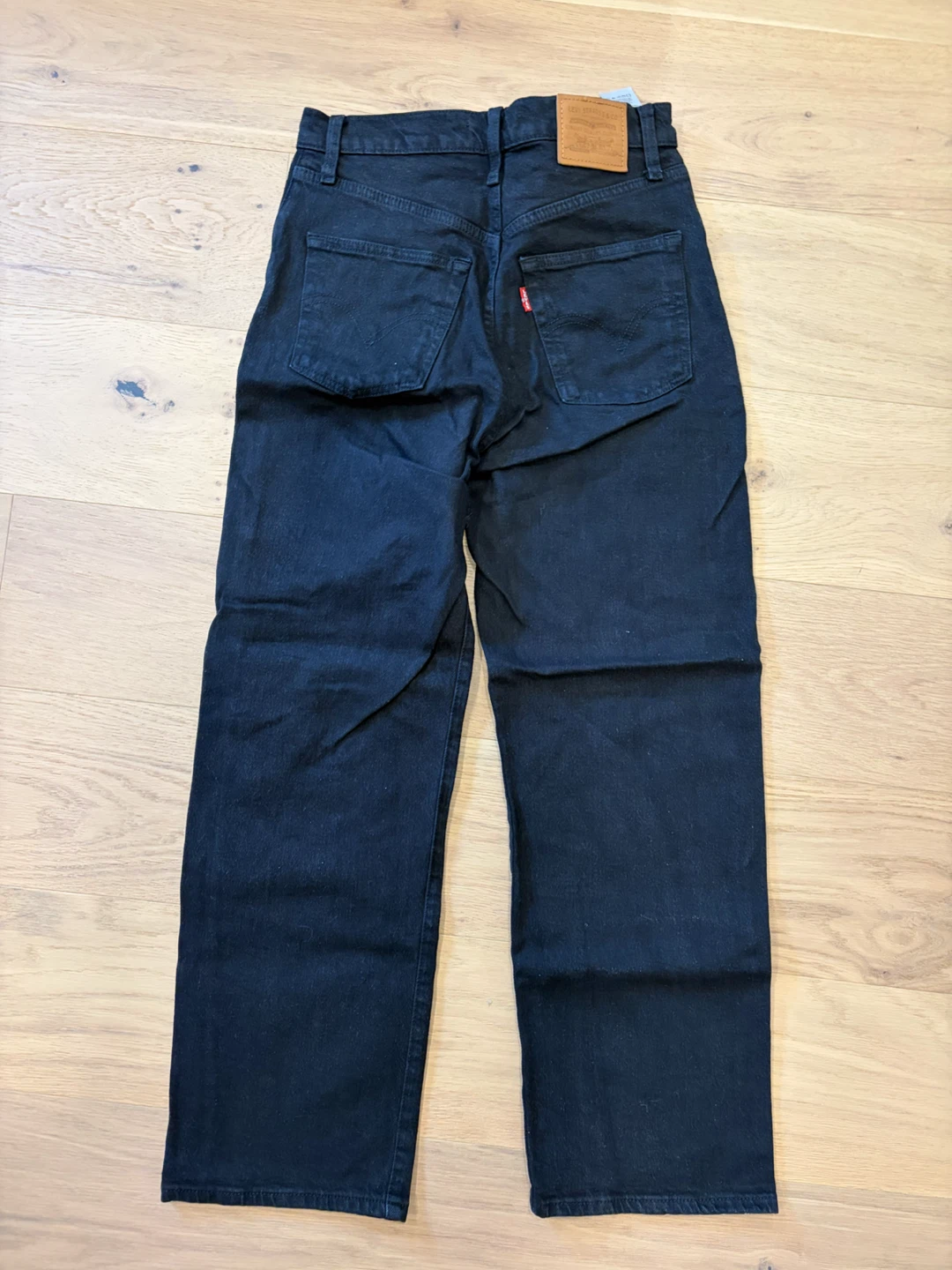 Levi's Ribcage Straight Ankle Jeans Black Size 25 - photo 3