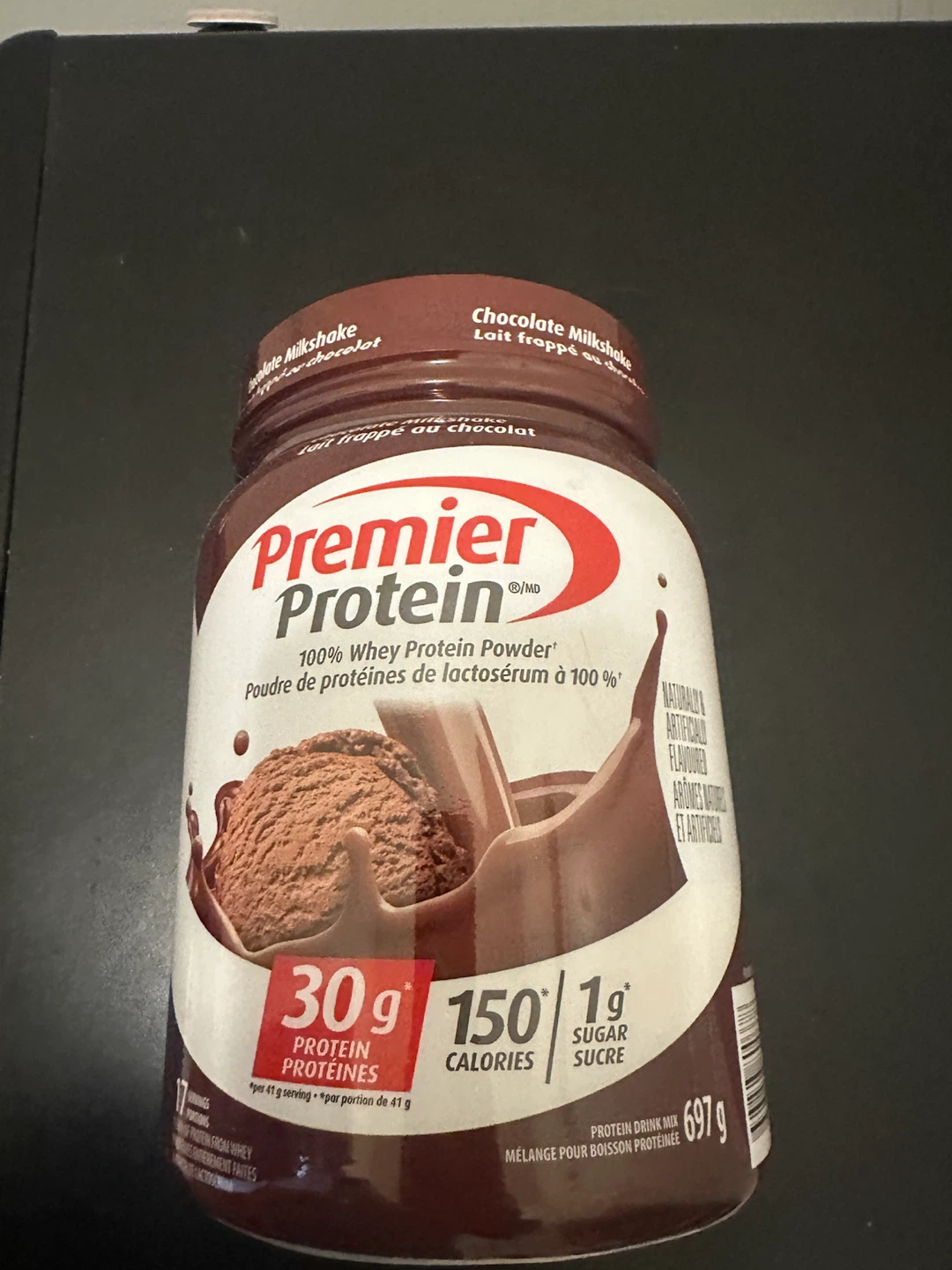 Premier Protein Chocolate Milkshake Whey Protein Powder 697g