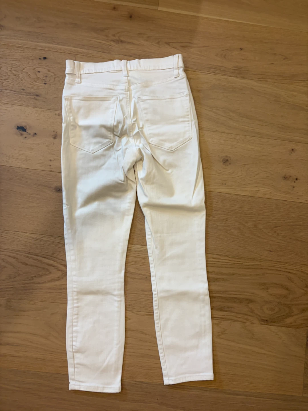 Gap size 25 White True Skinny Super High Rise Crop Jeans - photo 3