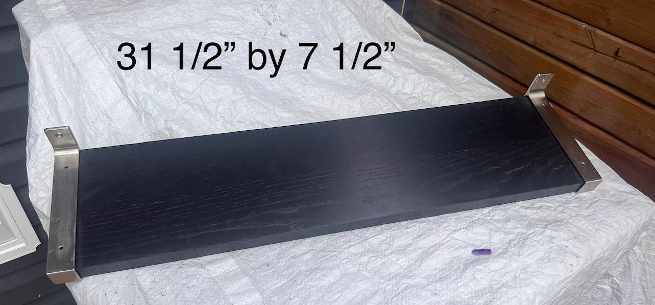 IKEA Floating Shelf with Brackets