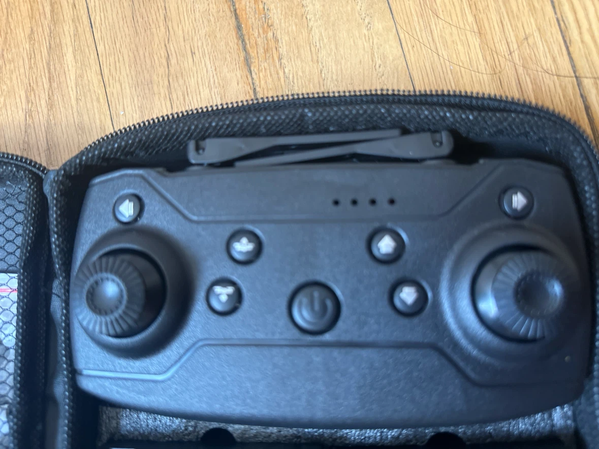 Black Foldable Drone with Remote and Case - photo 2