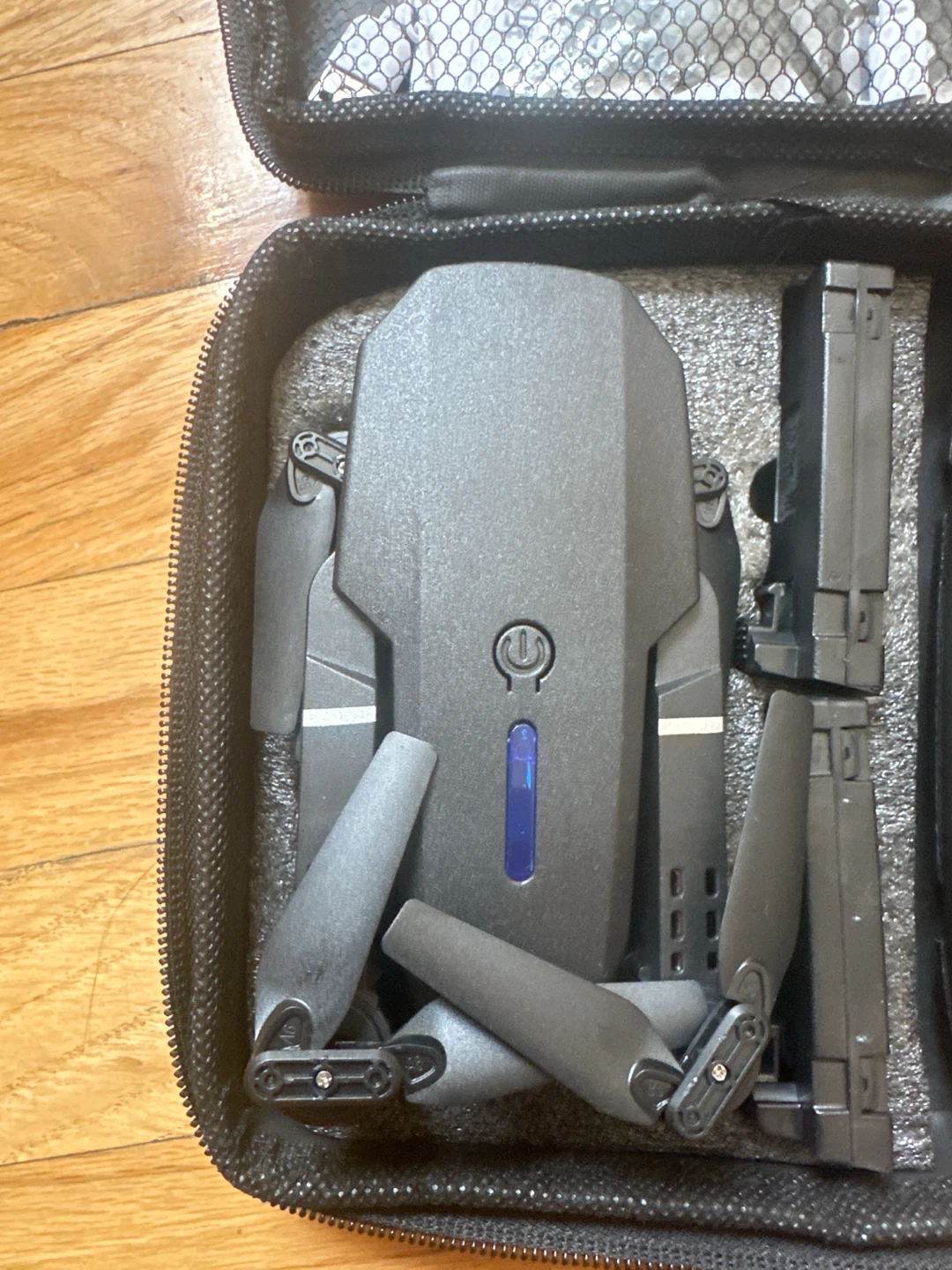 Black Foldable Drone with Remote and Case - photo 3