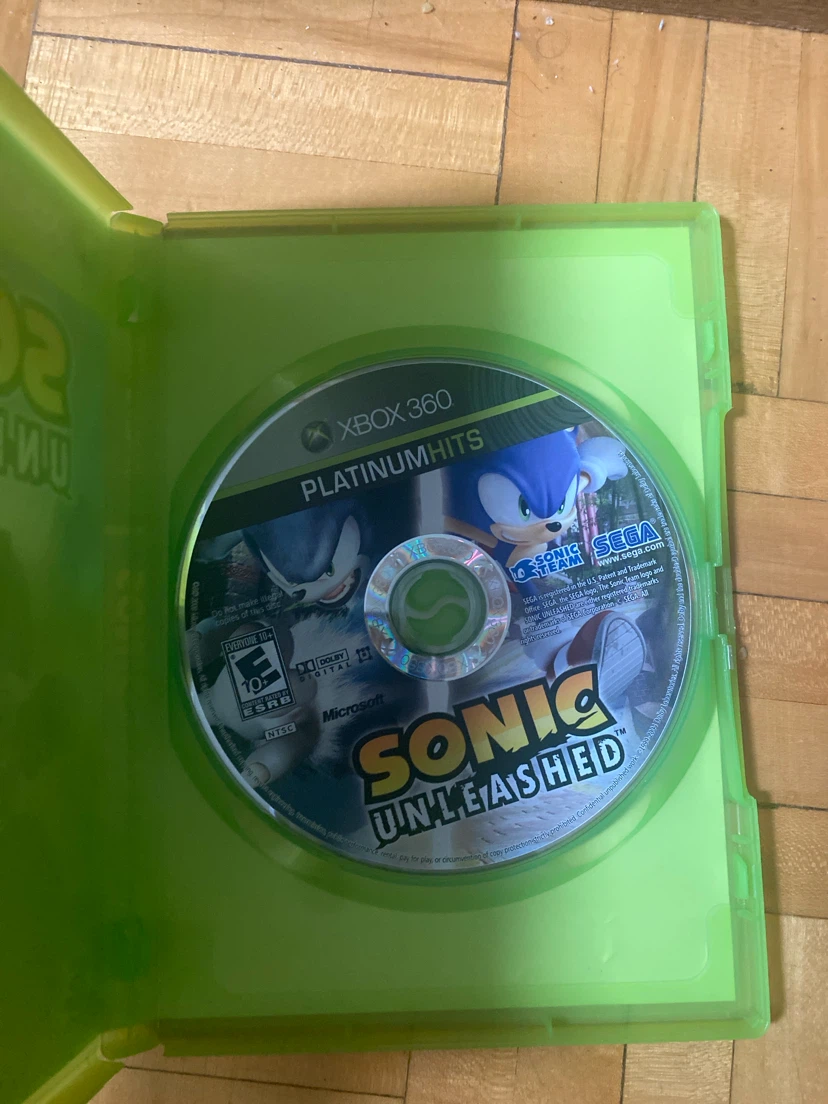 XBOX 360 Sonic Unleashed Platinum Hits Video Game - photo 3