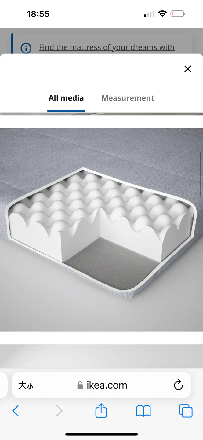 🔥IKEA Light Blue Mattress full/double🔥 - photo 4