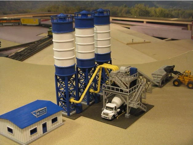 Model Cement Plant Silo Set - photo 2