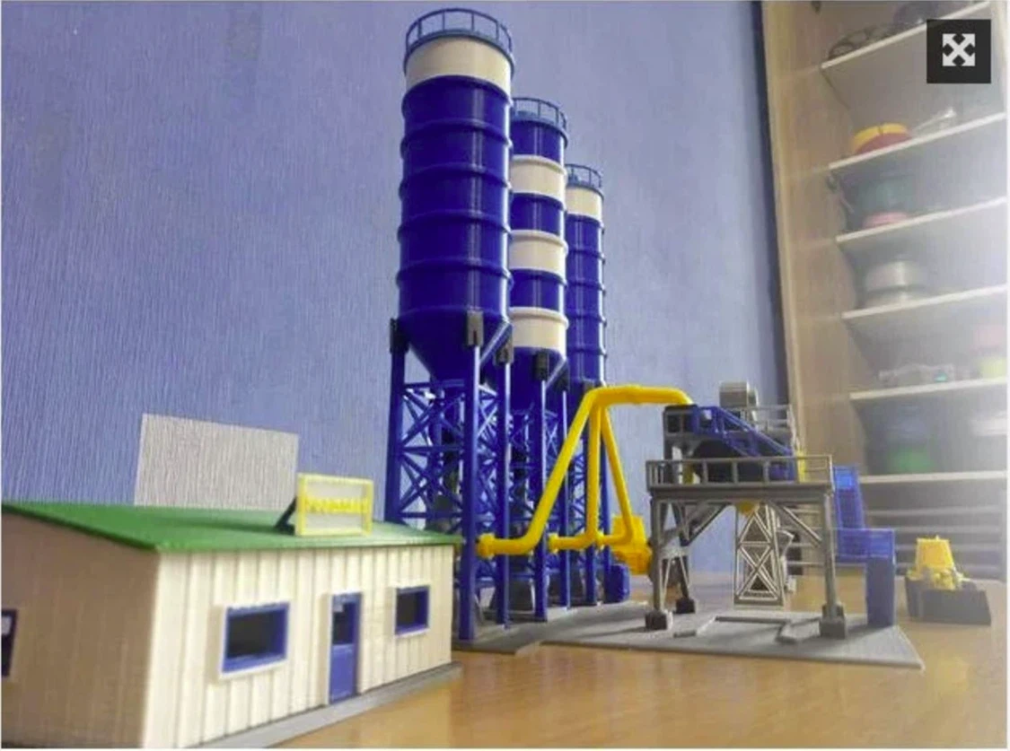 Model Cement Plant Silo Set - photo 4