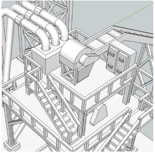 Model Cement Plant Silo Set - photo 5