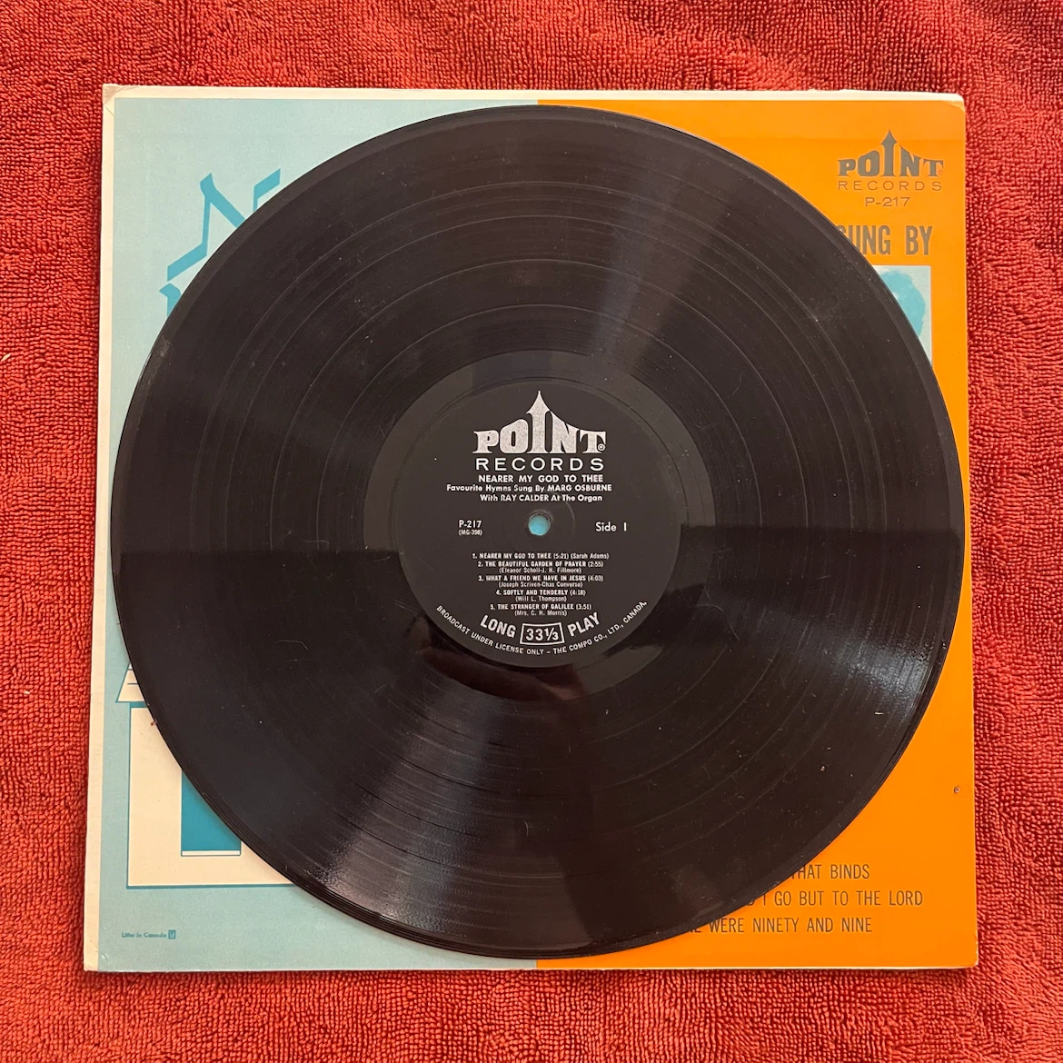 Nearer My God Hymns by Marc Osbourne Vinyl Record - photo 2
