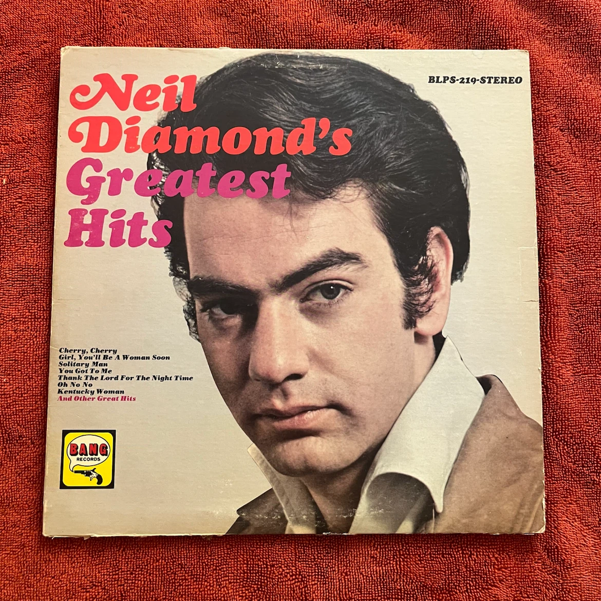 Neil Diamond's Greatest Hits Vinyl Record