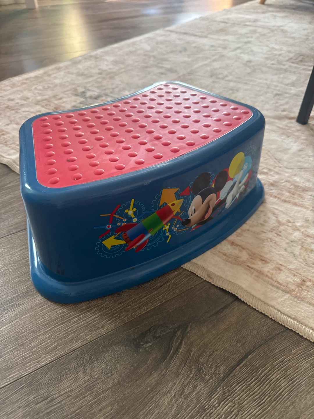 Blue Mickey Mouse Step Stool