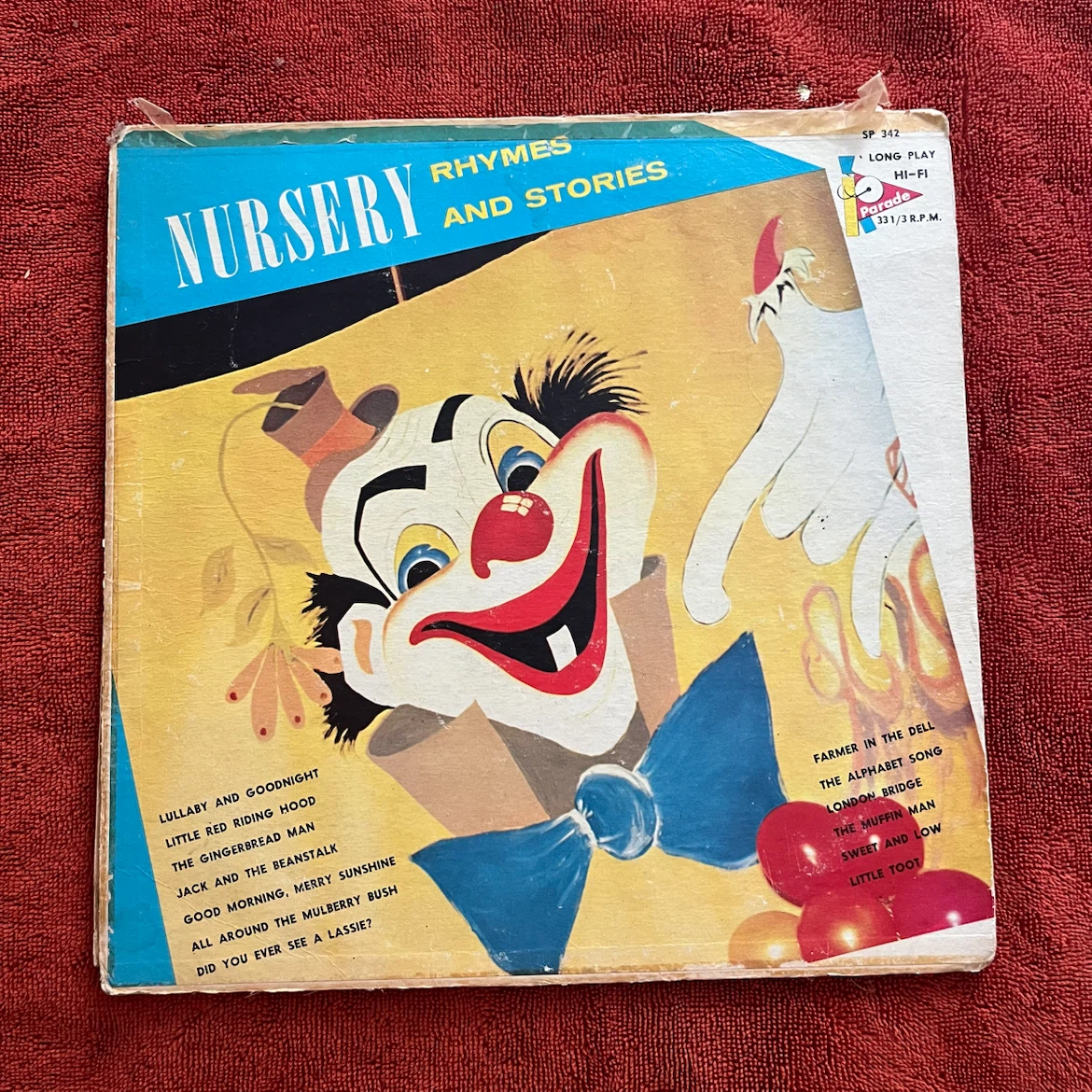 Parade Records Kiddie Nursery Rhymes and Stories LP