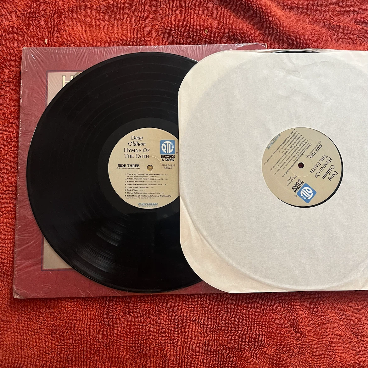 Doug Oldham Hymns of the Faith Special Double Album Vinyl Record - photo 2