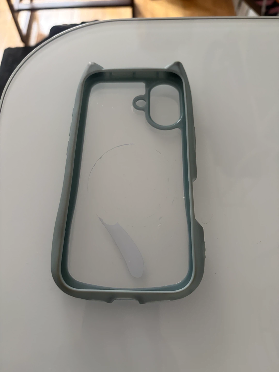 iPhone 17 - Clear phone case with cat ears