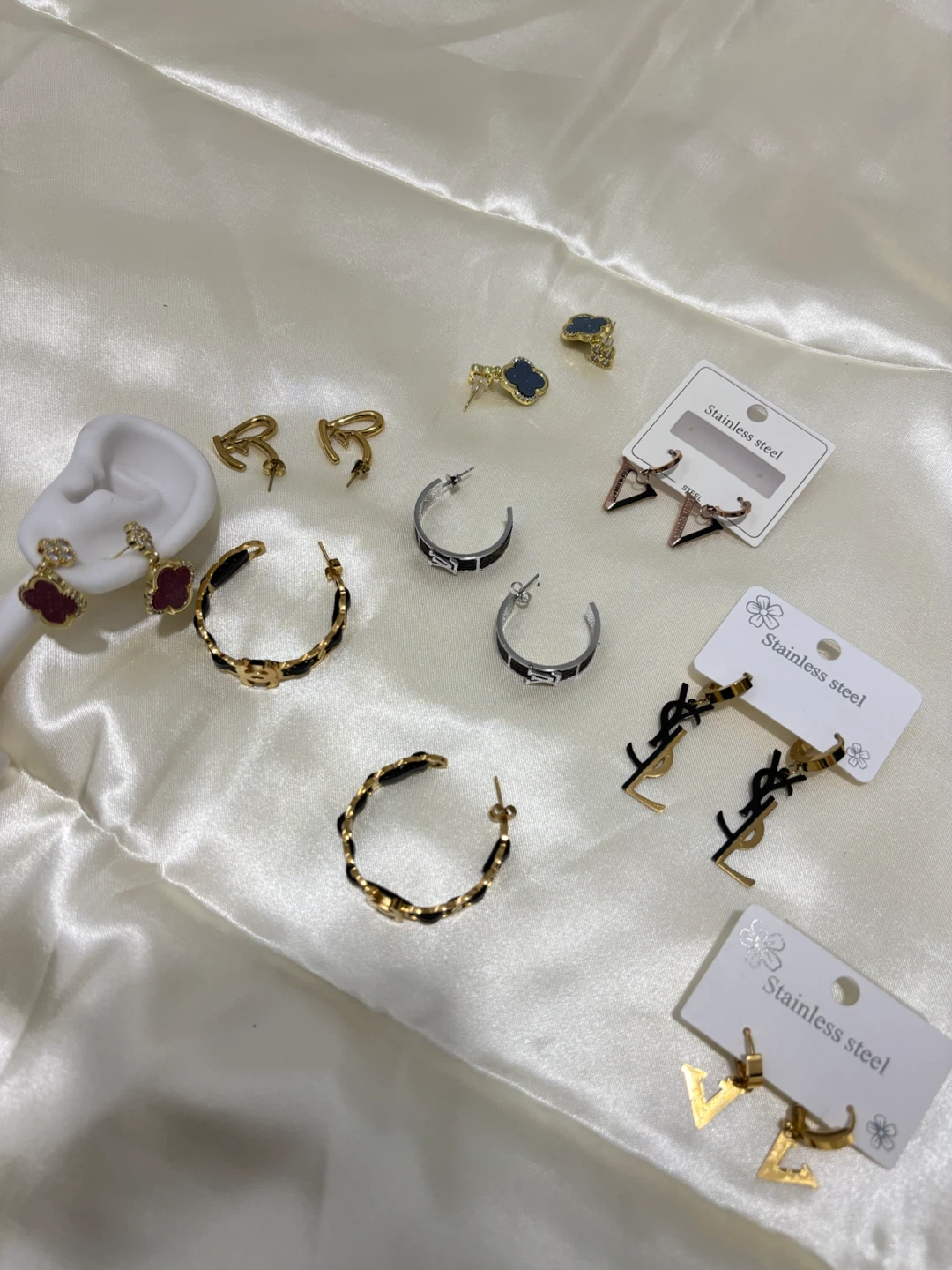 Original Earrings and rings