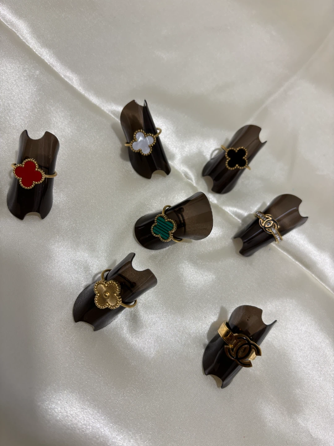 Original Earrings and rings - photo 2